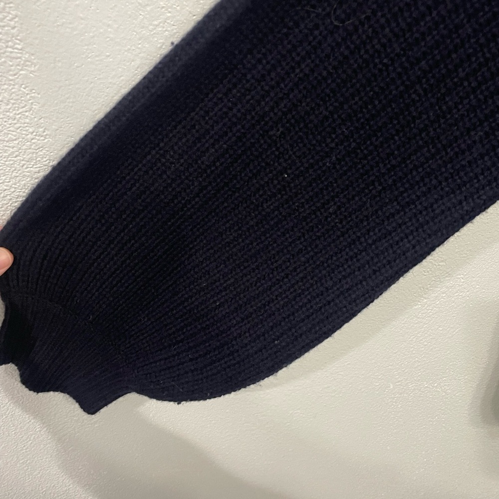 Madewell Midnight Blue Women’s Ribbed Knit Sweater – XL - Picture 6 of 9